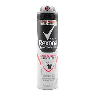 Desodorante Rexona Men Spray Antibacterial + Invisible 150 ml