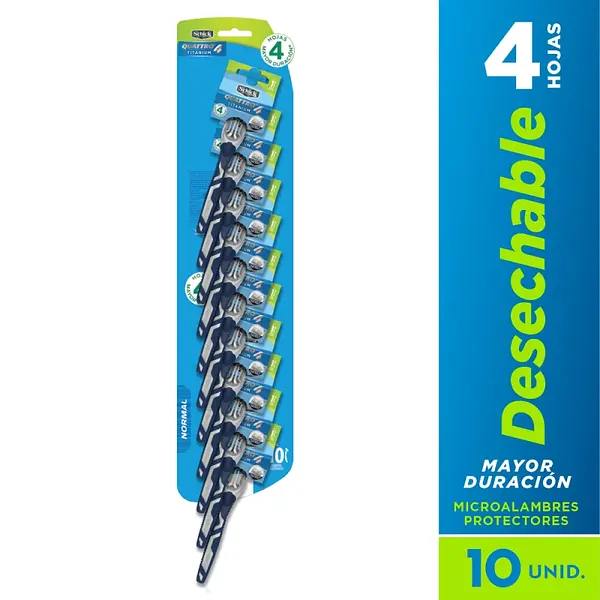Máquina Schick 4 Quattro 10 und