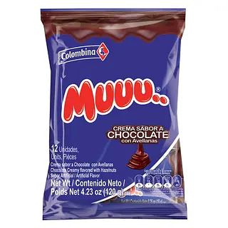 Crema Muuu Chocolate 12 unidades