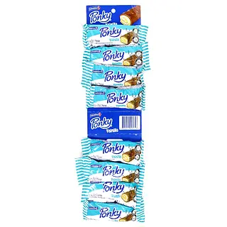 Ponky Vainilla Leche Tira 8 unidades