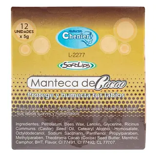 Manteca de Cacao Disanfer 5 g x12 unidades