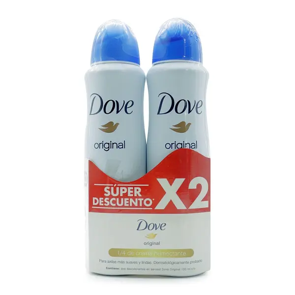 Desodorante Dove Spray Original 87 g x2