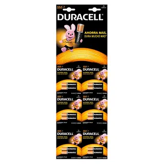Pila Duracell Alcalina AAA x2 (pack 6)