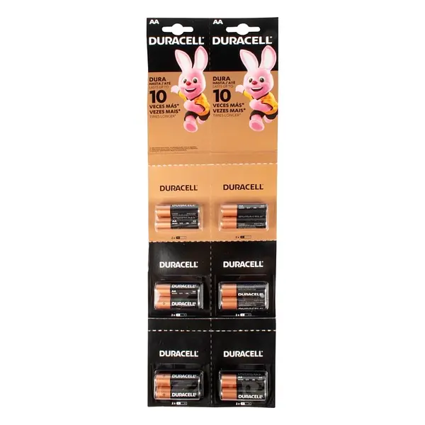 Pilas Duracell Alcalinas AA Paquete x6