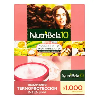 Tratamiento Nutribela termoprotección intensiva 27 ml x12