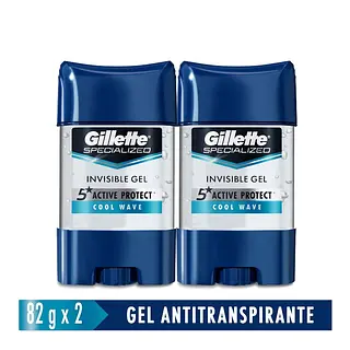 Desodorante Gillette Gel Cool Wave 82 g x2