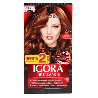 Tinte Igora Brillance 777 Cobrizo Sensacional