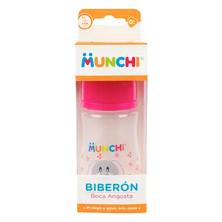 Biberón Munchi Boca Angosta 4 oz