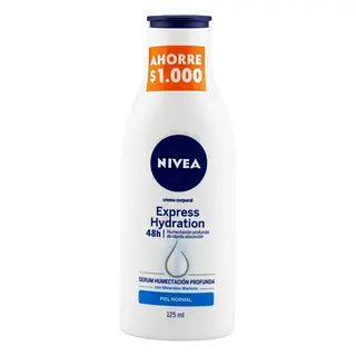 Crema Nivea Hidratación Express 125 ml