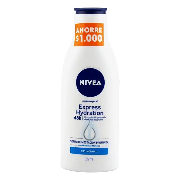 Crema Nivea Hidratación Express 125 ml