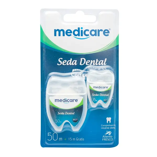 Seda dental Medicare con cera 50 m + 15 m