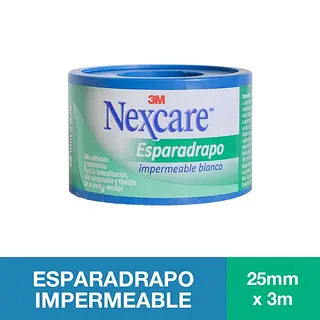Esparadrapo Impermeable Blanco 25x3 cm Nexcare