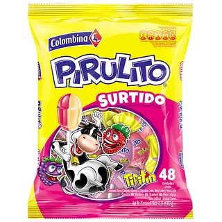 Tipitín Pirulito Surtido 48 unidades 432 g
