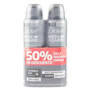 Desodorante Dove Spray Men Care 89 g x2