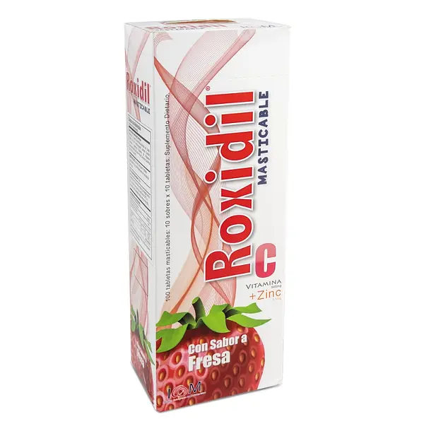 Roxidil Vitamina C + Zinc 100 tabletas