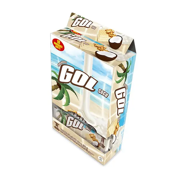 Chocolatina Gol Coco 18 unidades 558 g