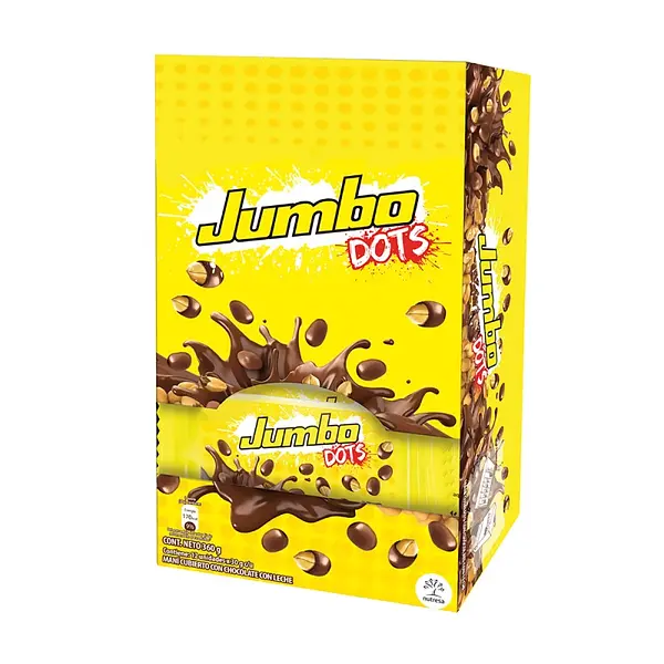Chocolatina Jumbo Dots 12 unidades 360 g