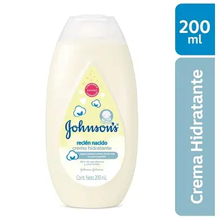 Crema Johnson’s Baby Hidratación Recién Nacido 200 ml