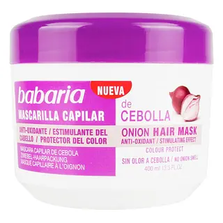 Mascarilla Capilar Babaria Cebolla 400 ml