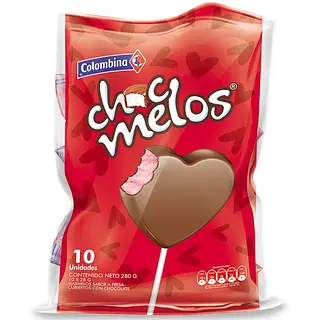 Chocmelos Corazón 10 unidades