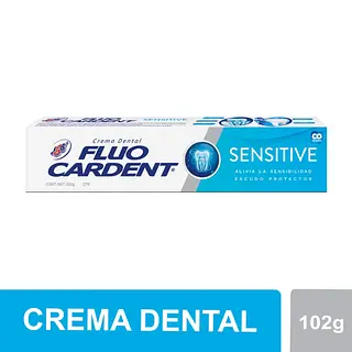 Crema Dental Fluocardent Sensitive 102 g