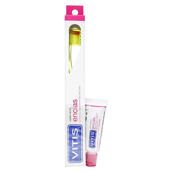 Cepillo + Crema Dental Vitis Encías 15 ml