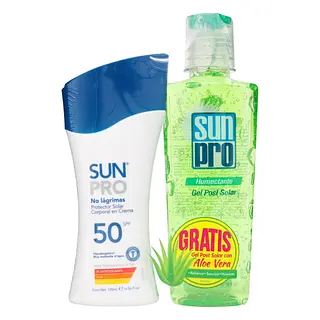 Sunpro SPF 50 120 ml + Gel After
