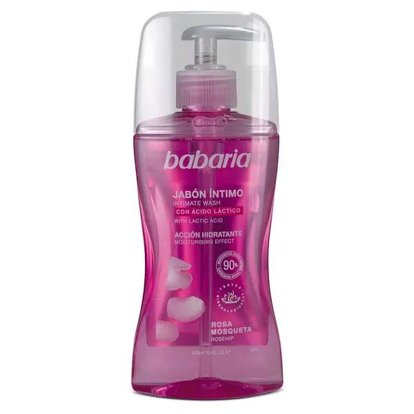 Jabón Íntimo Babaria Rosa Mosqueta 300 ml