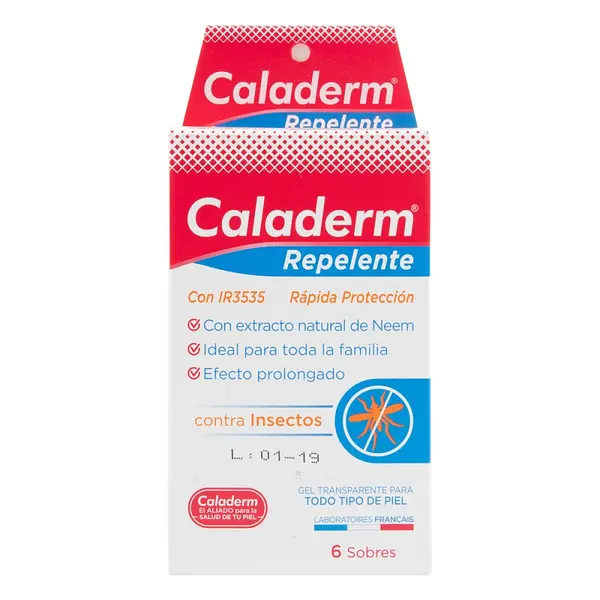 Caladerm Repelente Display 6 sobres
