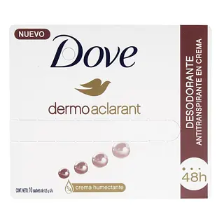 Desodorante Dove Tono Uniforme 8.5 g 10 sobres