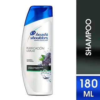Champú Head & Shoulders Purificación Carbón Activo 180 ml