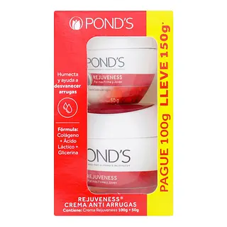 Crema Pond’s Rejuveness 100 g + 50 g Pack