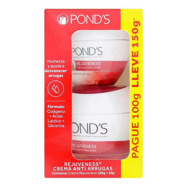 Crema Pond’s Rejuveness 100 g + 50 g Pack