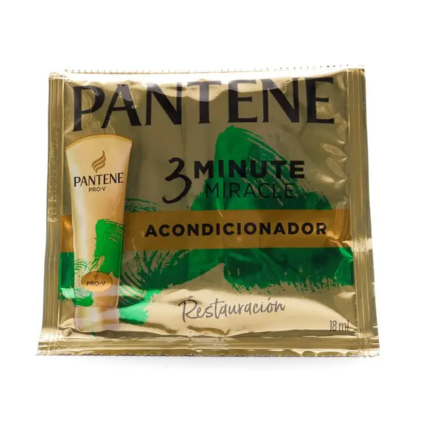 Acondicionador Pantene 3 Minutos Restauración 18 ml x12 sobres