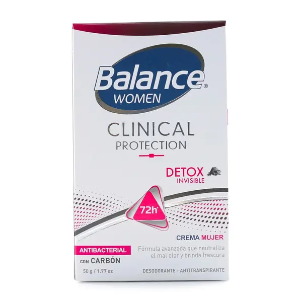 Desodorante Balance Crema Clinical Detox Mujer 50 g