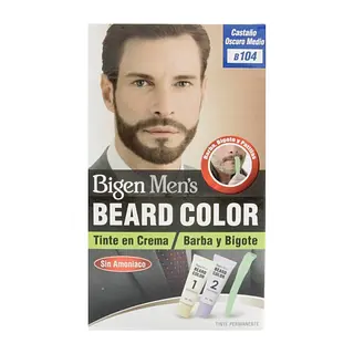 Tinte Bigen Men’s Barba Castaño Oscuro Medio B104