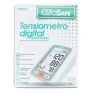 Tensiómetro Digital de Brazo Alfasafe HK-8