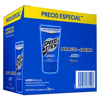 Desodorante Mennen Special Extreme Night Crema 30 g x6 unidades