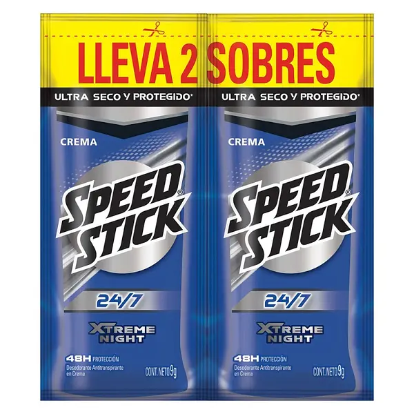 Desodorante Mennen Speed Cream Extreme Duo 9 g x18 sobres
