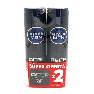 Desodorante Nivea Men Deep Spray 150 ml x2