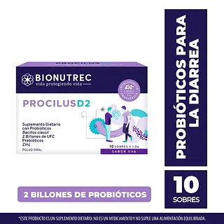 Procilus Probióticos D2 10 sobres