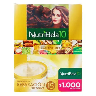 Tratamiento Nutribela Reparación Intensiva 27 ml x12 sobres