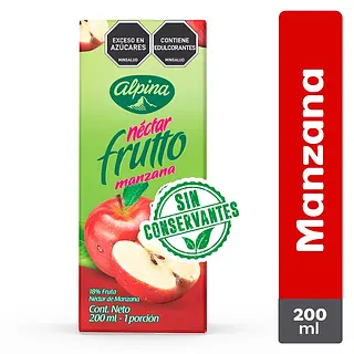 Néctar Alpina Frutto Manzana 200 ml