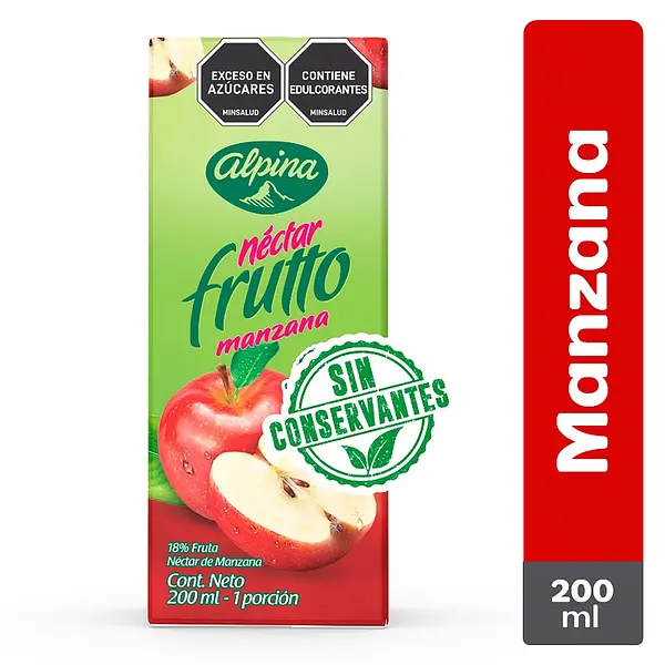 Néctar Alpina Frutto Manzana 200 ml