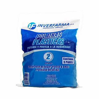 Polainas Plásticas 10 unidades (5 pares)