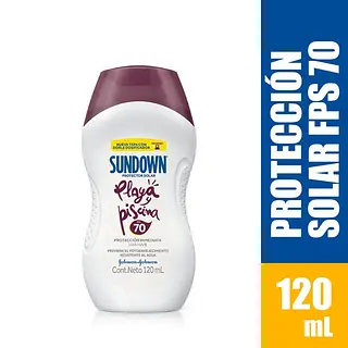 Bloqueador Solar Sundown FPS 70 120 ml
