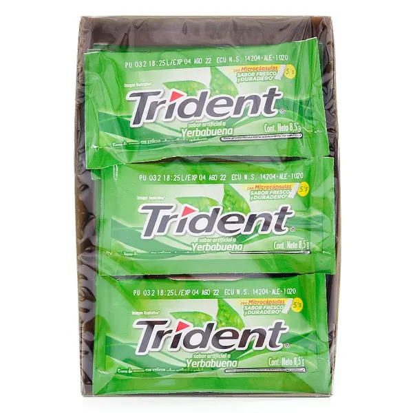 Trident 5S Yerbabuena Display 18 und (8.5 g c/u)