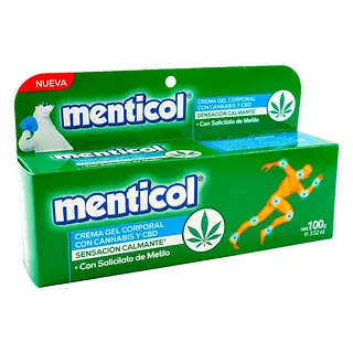Crema Gel Corporal Menticol Cannabis 100 g