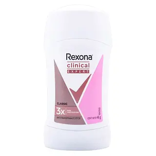 Desodorante Rexona Clinical Barra Expert Classic 46 g