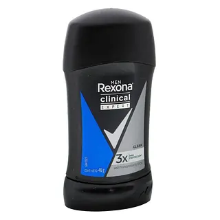 Desodorante Rexona Clinical Barra Expert Clean 46 g Hombre